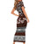 Bula Fiji Family Matching Short Sleeve Bodycon Dress and Hawaiian Shirt Fijian Tapa Masi With Hibiscus Flowers - Wonder Print Shop