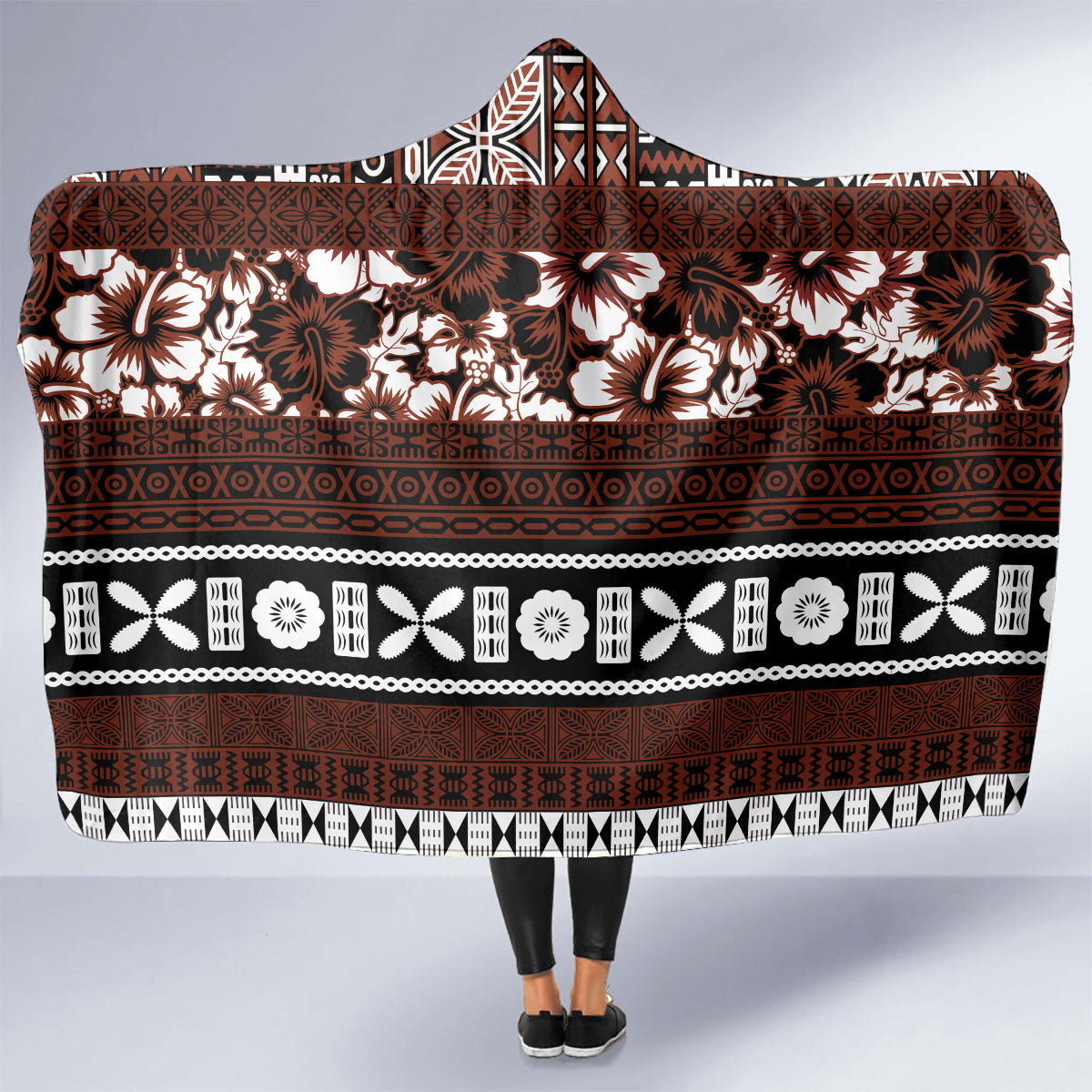 bula-fiji-hooded-blanket-fijian-tapa-masi-with-hibiscus-flowers