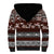Bula Fiji Sherpa Hoodie Fijian Tapa Masi With Hibiscus Flowers - Wonder Print Shop