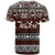 Bula Fiji T Shirt Fijian Tapa Masi With Hibiscus Flowers - Wonder Print Shop
