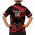Custom Albania Football Family Matching Mermaid Dress and Hawaiian Shirt Go Kuqezinjte - Grunge Style - Wonder Print Shop