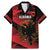 Custom Albania Football Family Matching Mermaid Dress and Hawaiian Shirt Go Kuqezinjte - Grunge Style - Wonder Print Shop