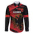 Custom Albania Football Family Matching Mermaid Dress and Hawaiian Shirt Go Kuqezinjte - Grunge Style - Wonder Print Shop