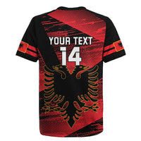 Custom Albania Football Rugby Jersey Go Kuqezinjte - Grunge Style - Wonder Print Shop