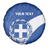 Custom Greece Football Spare Tire Cover Ethniki Elladas - Blue Version - Wonder Print Shop