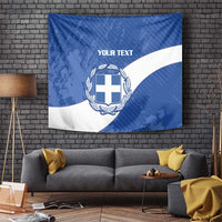 Custom Greece Football Tapestry Ethniki Elladas - Blue Version - Wonder Print Shop