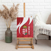 Custom Hungary Football Canvas Wall Art Go Magyarok - Curves Style - Wonder Print Shop
