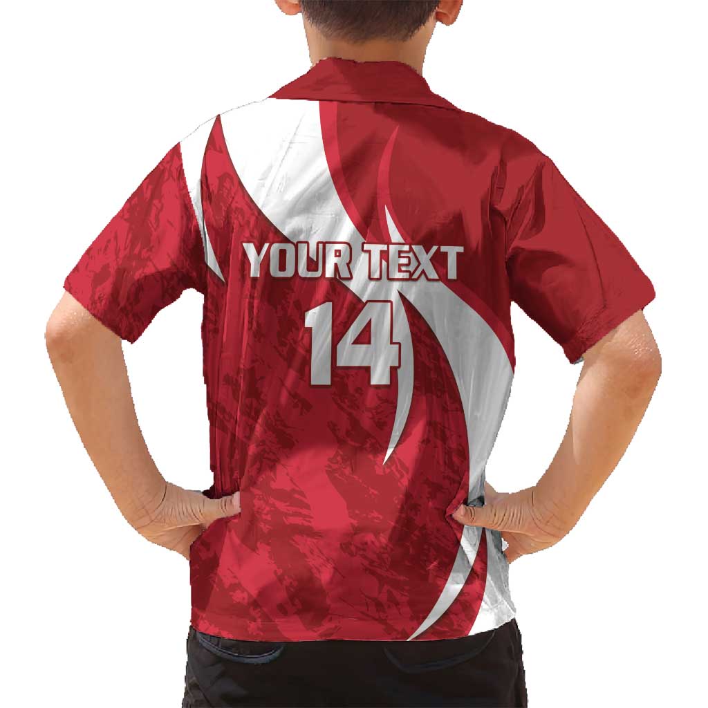 Custom Hungary Football Family Matching Off Shoulder Maxi Dress and Hawaiian Shirt Go Magyarok - Curves Style - Wonder Print Shop