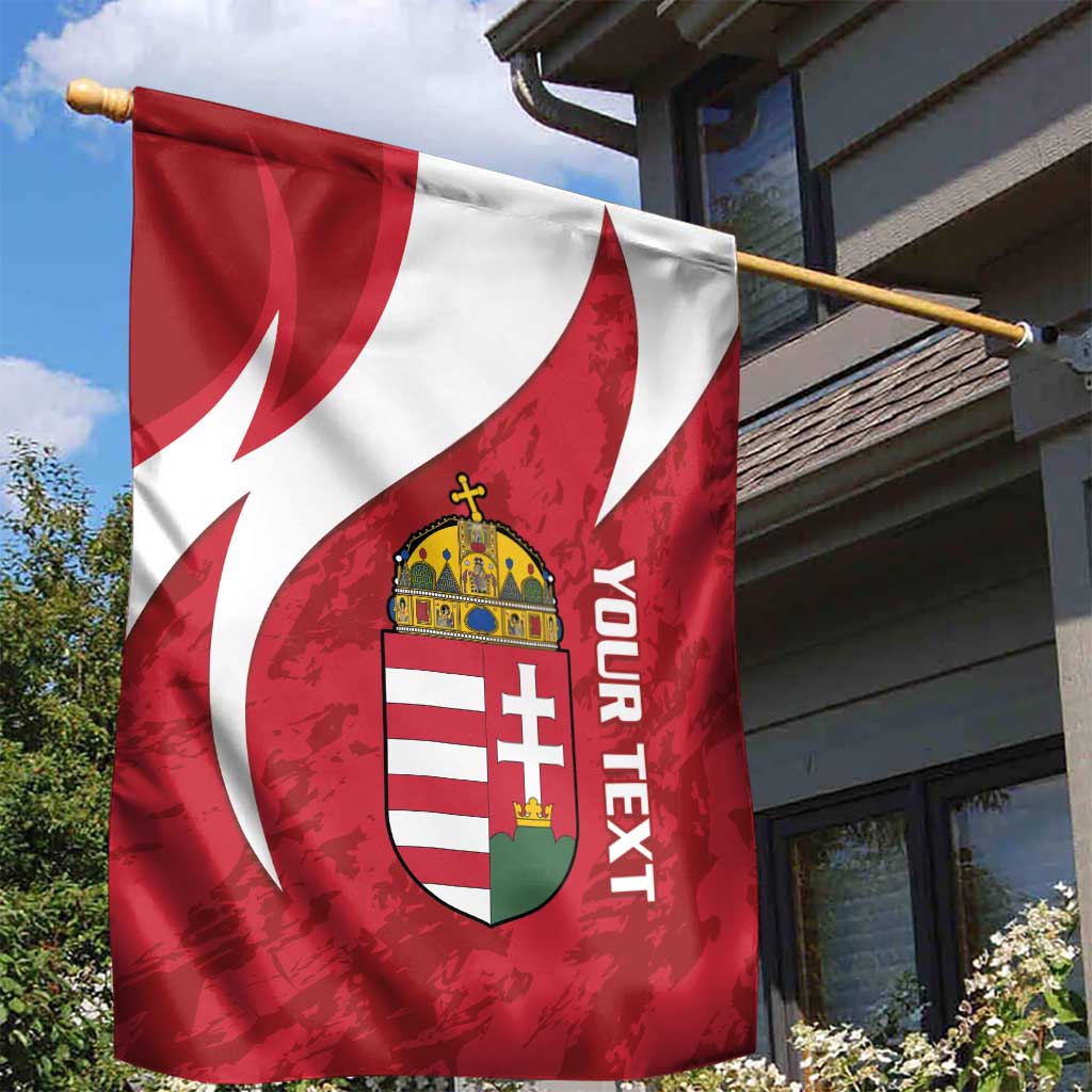 Custom Hungary Football Garden Flag Go Magyarok - Curves Style - Wonder Print Shop