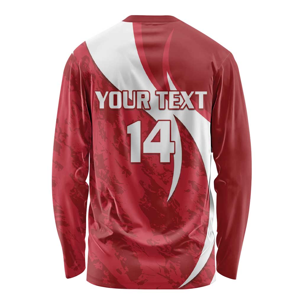 Custom Hungary Football Long Sleeve Shirt Go Magyarok - Curves Style - Wonder Print Shop
