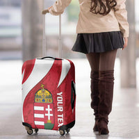 Custom Hungary Football Luggage Cover Go Magyarok - Curves Style - Wonder Print Shop