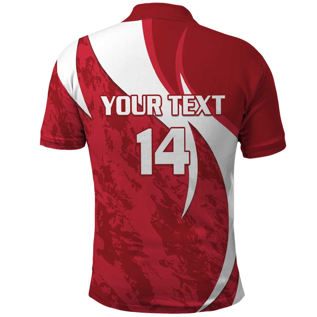 Custom Hungary Football Polo Shirt Go Magyarok - Curves Style - Wonder Print Shop