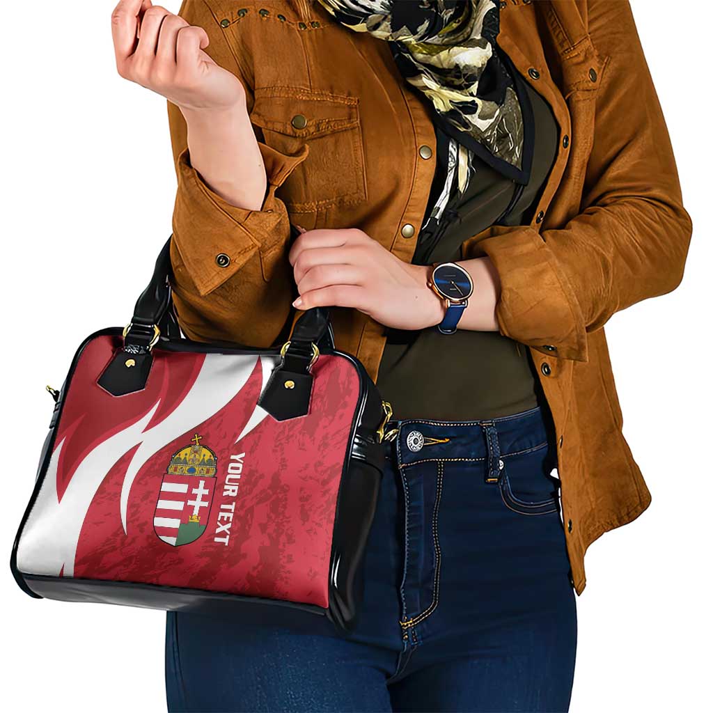 Custom Hungary Football Shoulder Handbag Go Magyarok - Curves Style