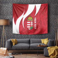 Custom Hungary Football Tapestry Go Magyarok - Curves Style - Wonder Print Shop