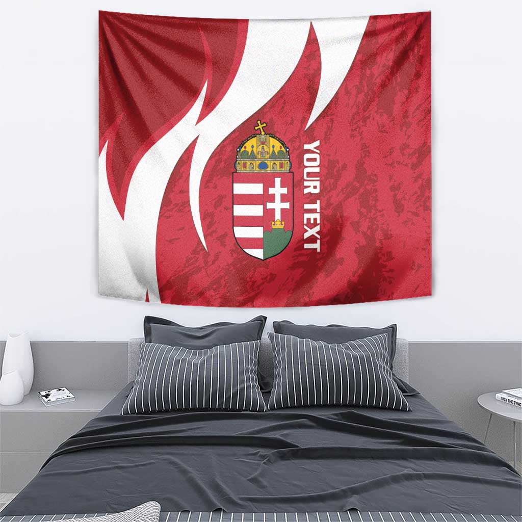 Custom Hungary Football Tapestry Go Magyarok - Curves Style - Wonder Print Shop