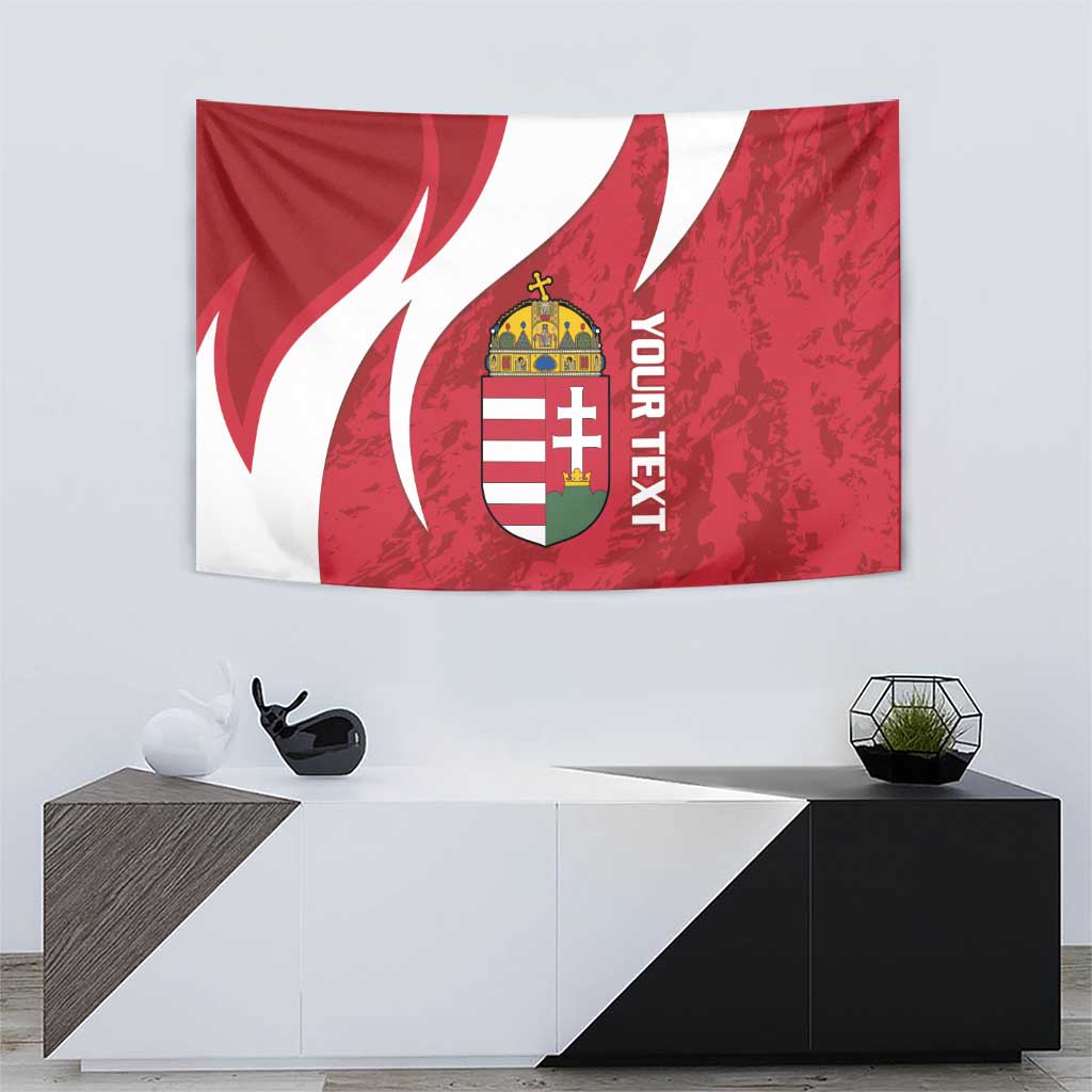 Custom Hungary Football Tapestry Go Magyarok - Curves Style - Wonder Print Shop