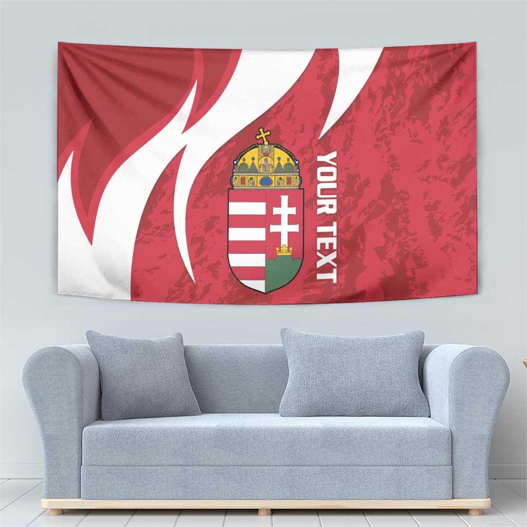 Custom Hungary Football Tapestry Go Magyarok - Curves Style - Wonder Print Shop