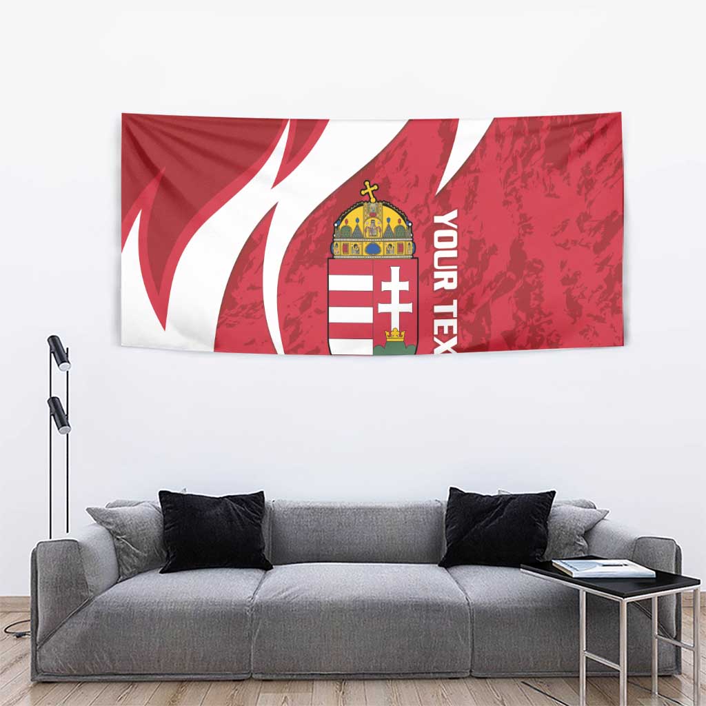 Custom Hungary Football Tapestry Go Magyarok - Curves Style - Wonder Print Shop