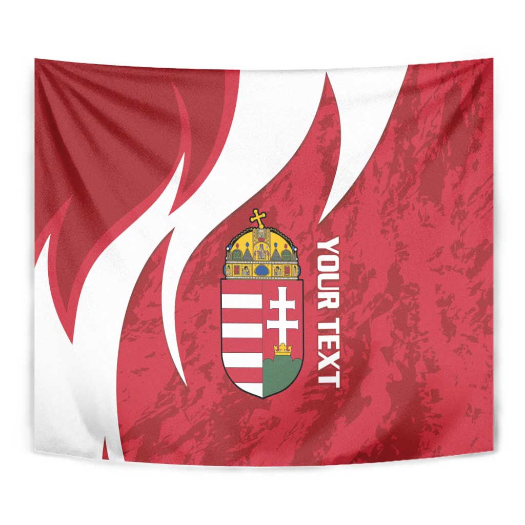 Custom Hungary Football Tapestry Go Magyarok - Curves Style - Wonder Print Shop