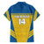 Custom Sweden Football Family Matching Puletasi and Hawaiian Shirt Go Blagult - Scandinavian Pattern - Wonder Print Shop