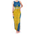 Custom Sweden Football Family Matching Tank Maxi Dress and Hawaiian Shirt Go Blagult - Scandinavian Pattern - Wonder Print Shop