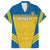 Custom Sweden Football Hawaiian Shirt Go Blagult - Scandinavian Pattern - Wonder Print Shop