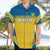Custom Sweden Football Hawaiian Shirt Go Blagult - Scandinavian Pattern - Wonder Print Shop