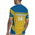 Custom Sweden Football Rugby Jersey Go Blagult - Scandinavian Pattern - Wonder Print Shop