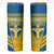 Personalised Sweden Football Skinny Tumbler Go Blagult - Scandinavian Pattern - Wonder Print Shop