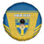 Custom Sweden Football Spare Tire Cover Go Blagult - Scandinavian Pattern - Wonder Print Shop