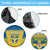 Custom Sweden Football Spare Tire Cover Go Blagult - Scandinavian Pattern - Wonder Print Shop