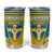 Personalised Sweden Football Tumbler Cup Go Blagult - Scandinavian Pattern - Wonder Print Shop