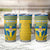 Personalised Sweden Football Tumbler Cup Go Blagult - Scandinavian Pattern - Wonder Print Shop