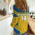 Custom Sweden Football Women Casual Shirt Go Blagult - Scandinavian Pattern - Wonder Print Shop