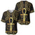 Ancient Egypt Ankh and Eye Of Horus Baseball Jersey Egyptian Hieroglyphs - Wonder Print Shop