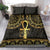 Ancient Egypt Ankh and Eye Of Horus Bedding Set Egyptian Hieroglyphs - Wonder Print Shop