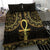 Ancient Egypt Ankh and Eye Of Horus Bedding Set Egyptian Hieroglyphs - Wonder Print Shop