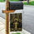 Ancient Egypt Ankh and Eye Of Horus Garden Flag Egyptian Hieroglyphs - Wonder Print Shop