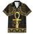 Ancient Egypt Ankh and Eye Of Horus Hawaiian Shirt Egyptian Hieroglyphs - Wonder Print Shop