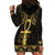 Ancient Egypt Ankh and Eye Of Horus Hoodie Dress Egyptian Hieroglyphs - Wonder Print Shop