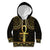 Ancient Egypt Ankh and Eye Of Horus Kid Hoodie Egyptian Hieroglyphs - Wonder Print Shop