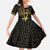 Ancient Egypt Ankh and Eye Of Horus Kid Short Sleeve Dress Egyptian Hieroglyphs - Wonder Print Shop