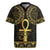Ancient Egypt Ankh and Eye Of Horus Rugby Jersey Egyptian Hieroglyphs - Wonder Print Shop