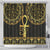 Ancient Egypt Ankh and Eye Of Horus Shower Curtain Egyptian Hieroglyphs