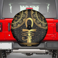 Ancient Egypt Ankh and Eye Of Horus Spare Tire Cover Egyptian Hieroglyphs - Wonder Print Shop