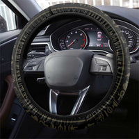 Ancient Egypt Ankh and Eye Of Horus Steering Wheel Cover Egyptian Hieroglyphs - Wonder Print Shop