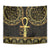 Ancient Egypt Ankh and Eye Of Horus Tapestry Egyptian Hieroglyphs - Wonder Print Shop