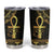 Ancient Egypt Ankh and Eye Of Horus Tumbler Cup Egyptian Hieroglyphs - Wonder Print Shop