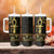 Ancient Egypt Ankh and Eye Of Horus Tumbler With Handle Egyptian Hieroglyphs - Wonder Print Shop