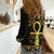 Ancient Egypt Ankh and Eye Of Horus Women Casual Shirt Egyptian Hieroglyphs - Wonder Print Shop